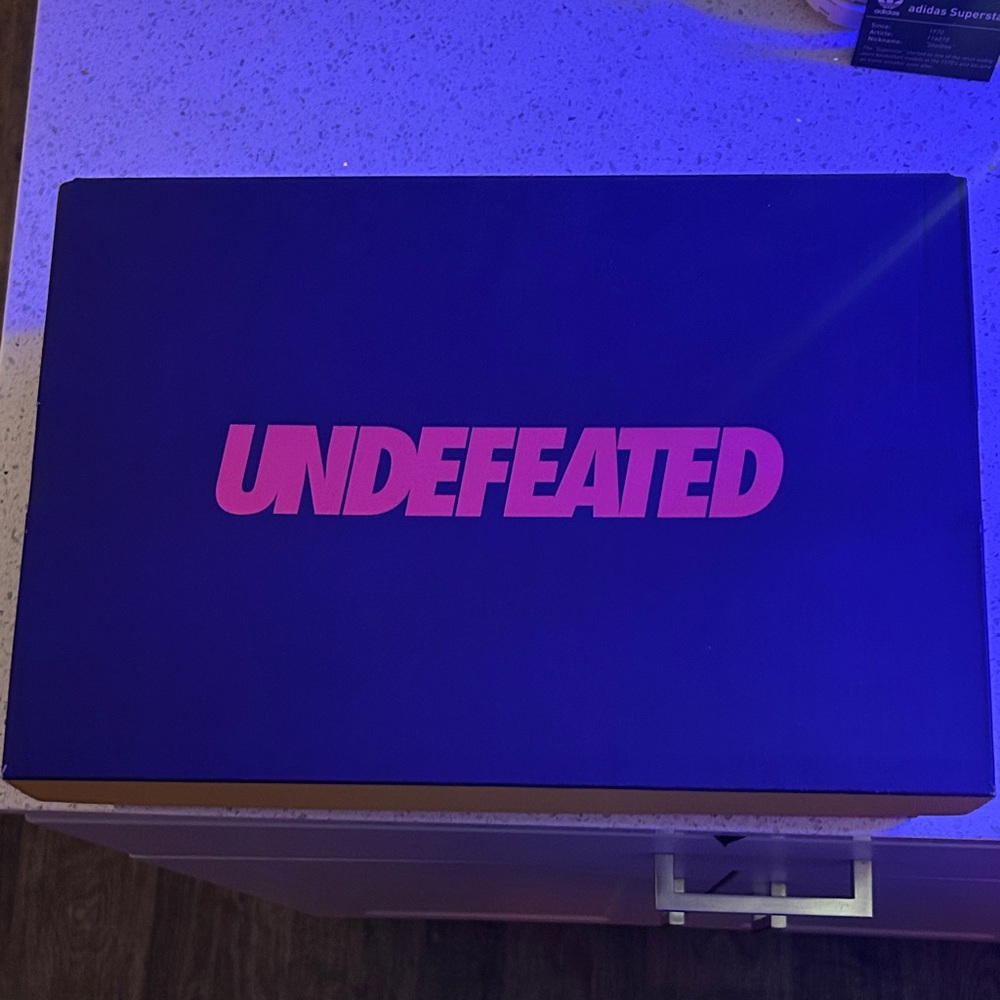 Undefeated Black Box with Pink Logo